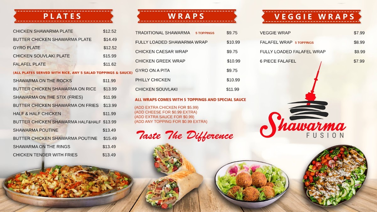 SHAWARMA FUSION Menu - Image 3